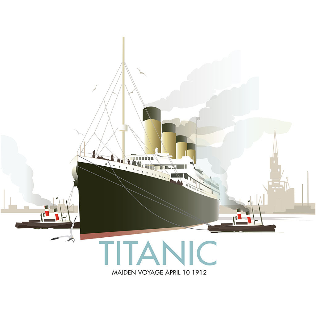 THOMPSON863: Titanic, Maiden Voyage, 10/04/1912