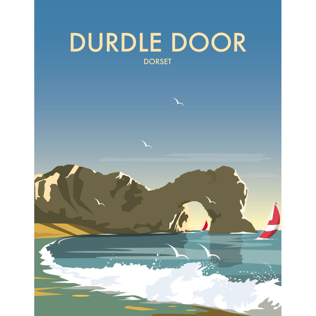THOMPSON950: Durdle Door, Dorset, Edit-Lightened