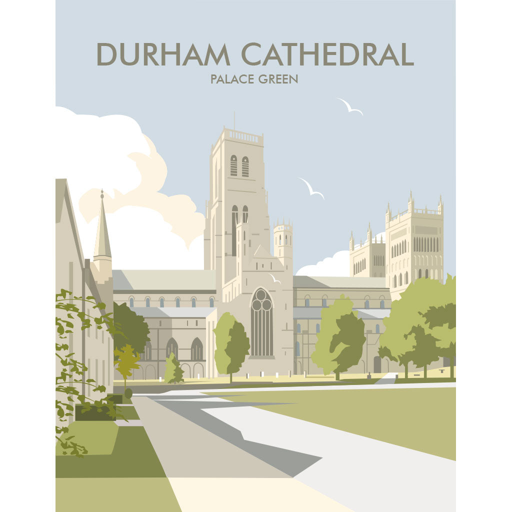 THOMPSON990: Durham Cathedral, Palace Green