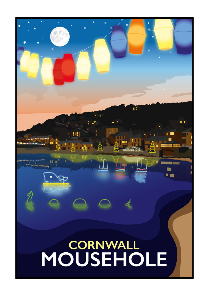 Mousehole, Cornwall illuminations