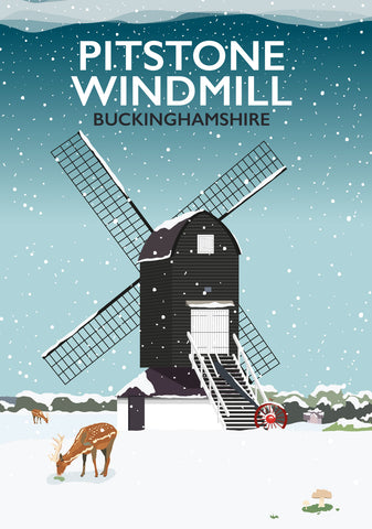 Pitstone Windmill Winter
