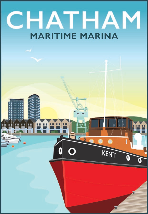 Chatham Maritime Marina, River Medway, Kent