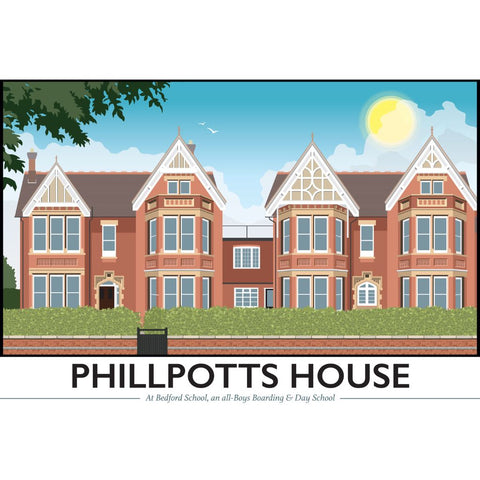 TMBED031 : Phillpotts House	Bedford School, Landscape