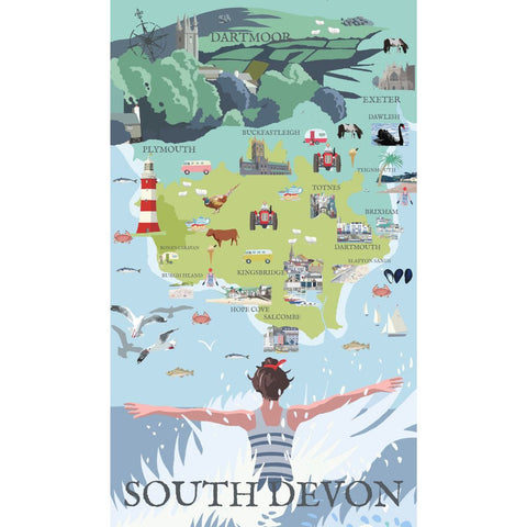 BOYNS125 : South Devon map