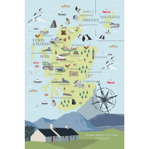 BOYNS160 : Scotland map