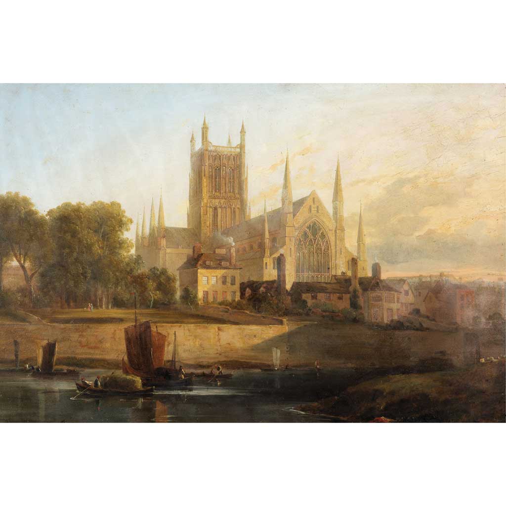 WOR006: Cathedral on the River Severn, Worcester