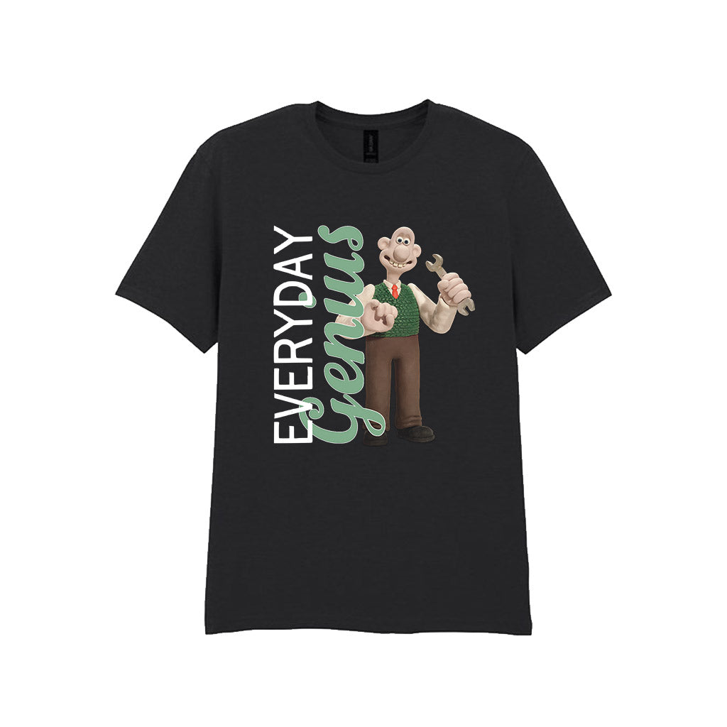 WAGR064: Wallace and Gromit - Everyday Genius T-shirt