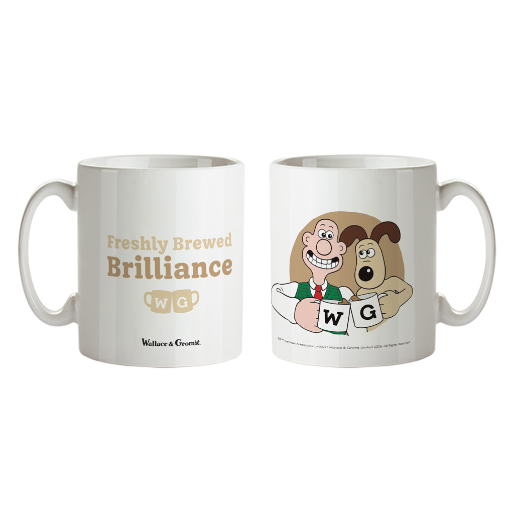 WAGR082: Wallace and Gromit - Freshly Brewed Brilliance Mug