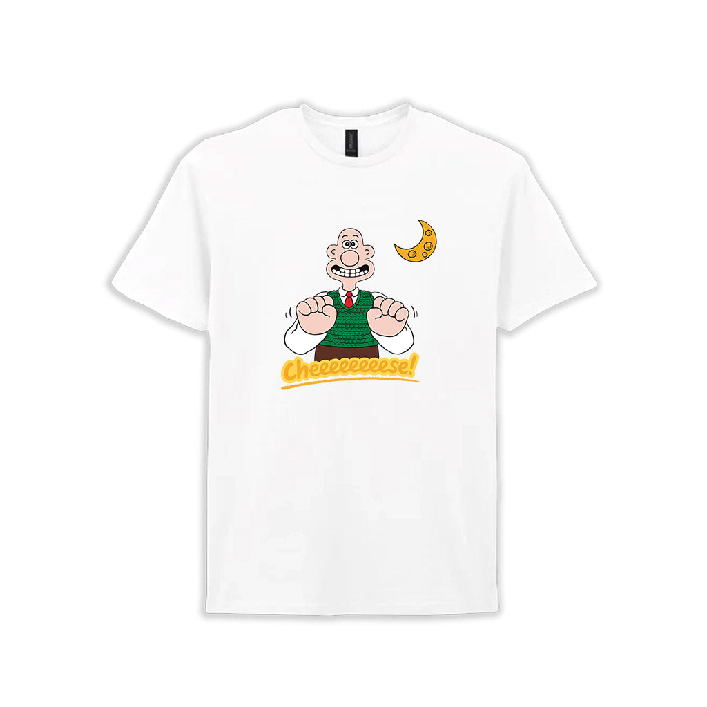 WAGR096: Wallace and Gromit - Cheeeeeeeese! T-shirt