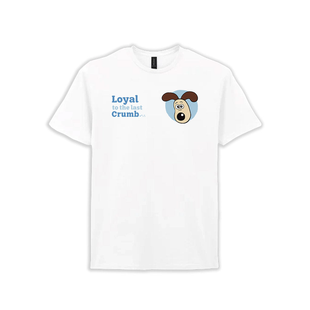 WAGR093: Wallace and Gromit - Loyal to the last crumb T-shirt