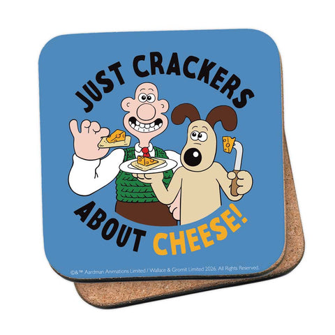 WAGR057: Wallace and Gromit - Crackers about Cheese Coaster