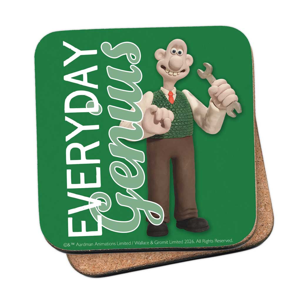 WAGR064: Wallace and Gromit - Everyday Genius Coaster