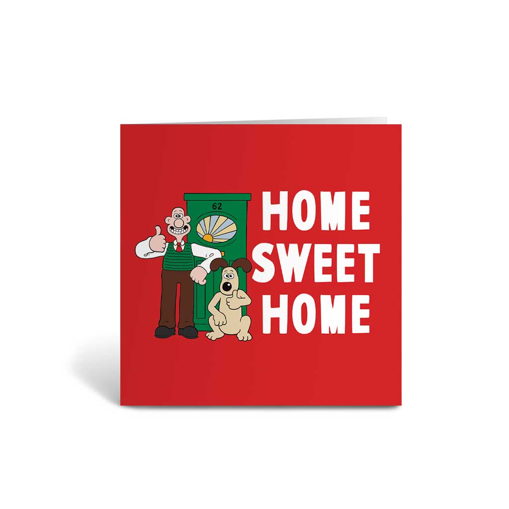 WAGR069: Wallace and Gromit - Home Sweet Home Greeting Card
