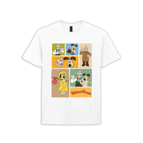WAGR099: Wallace and Gromit - W&G Collage T-shirt