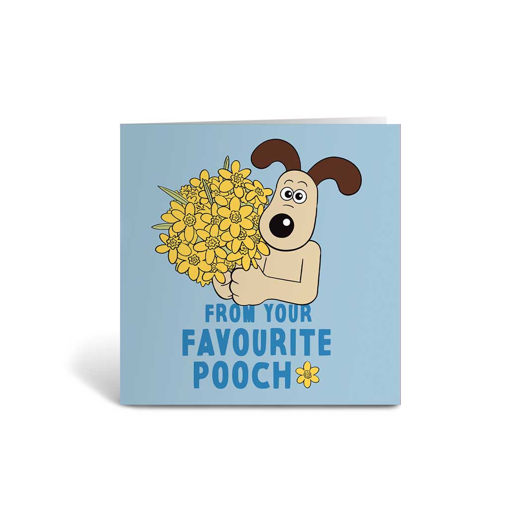 WAGR075: Wallace and Gromit - From your Favourite Pooch Greeting Card