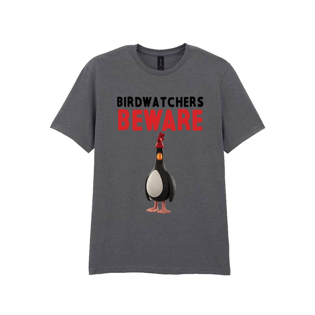 WAGR095: Wallace and Gromit - Birdwatchers Beware T-shirt