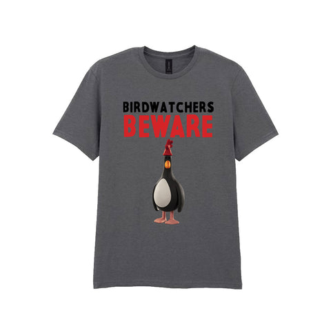 WAGR095: Wallace and Gromit - Birdwatchers Beware T-shirt