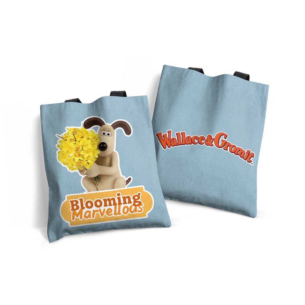 WAGR061: Wallace and Gromit - Blooming Marvellous Edge-to-Edge Tote Bag