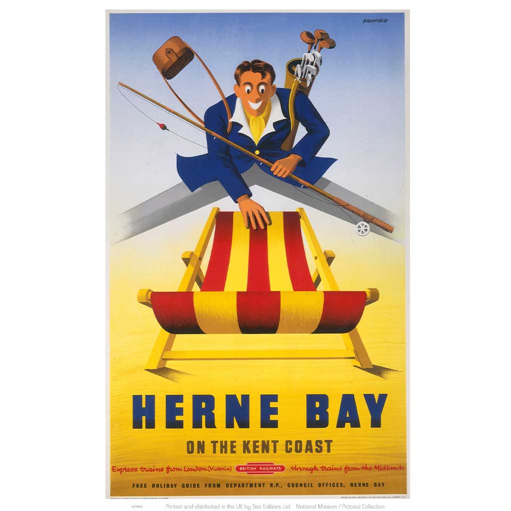 ken004: Herne Bay Man with Deckchair