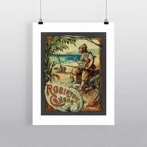 Robinson Crusoe 11x14 Print