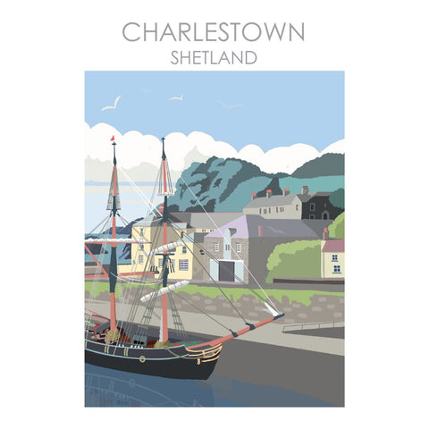 BOYNS212:Charlestown, Shetland