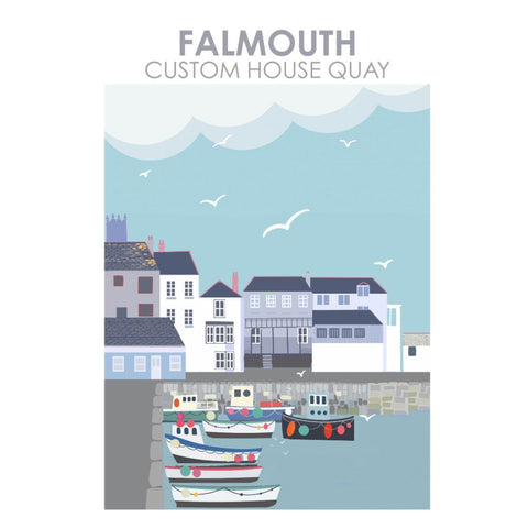 BOYNS233:Falmouth, Custom House Quay