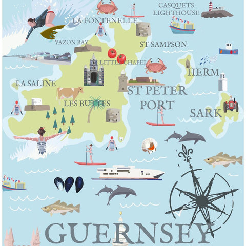 BOYNS242:Guernsey Map