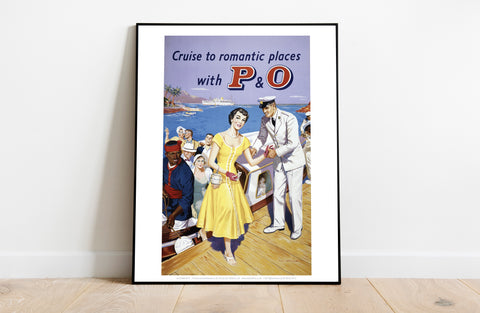 Cruise To Romantic Places With P&O - Premium Art Print