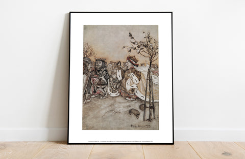 Alice In Wonderland - Croquet Match - Premium Art Print