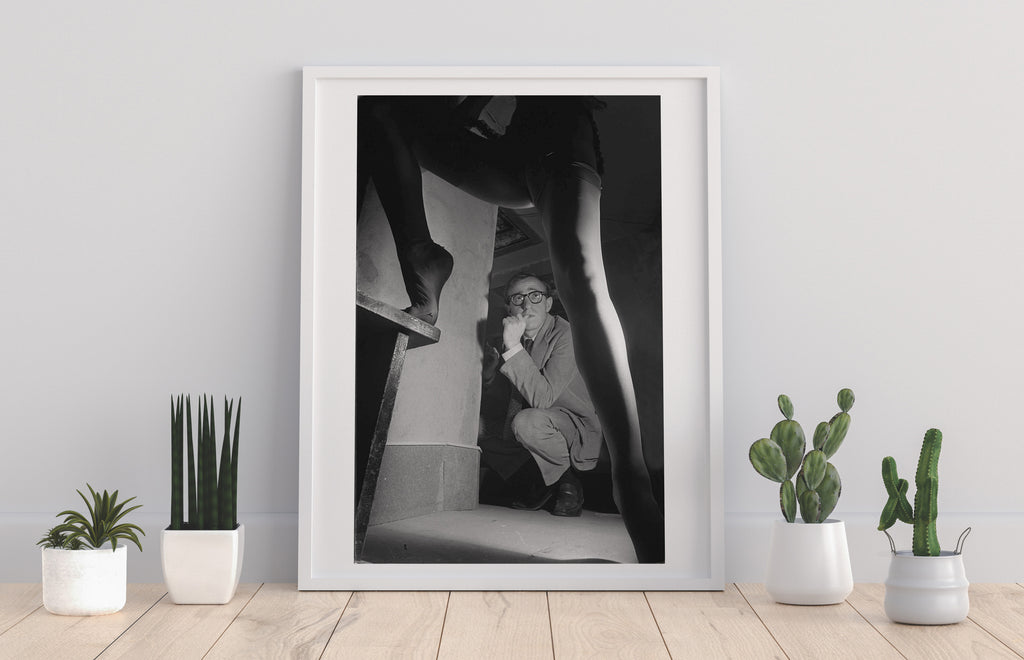 Black And White Photograph - Woman - Premium Art Print