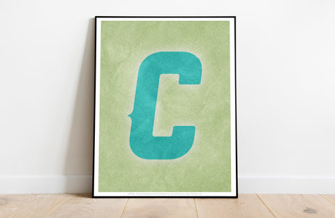Letter C Alphabet - 11X14inch Premium Art Print