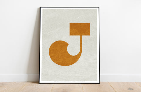 Letter J Alphabet - 11X14inch Premium Art Print