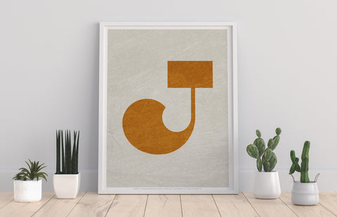 Letter J Alphabet - 11X14inch Premium Art Print