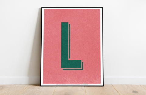 Letter L Alphabet - 11X14inch Premium Art Print