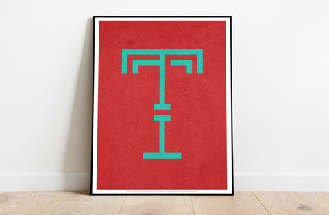 Letter T Alphabet - 11X14inch Premium Art Print