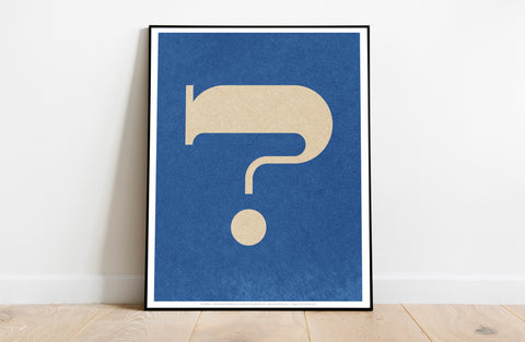 Question Mark Letters - 11X14inch Premium Art Print