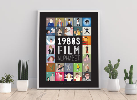 1980's Film Alphabet - 11X14inch Premium Art Print
