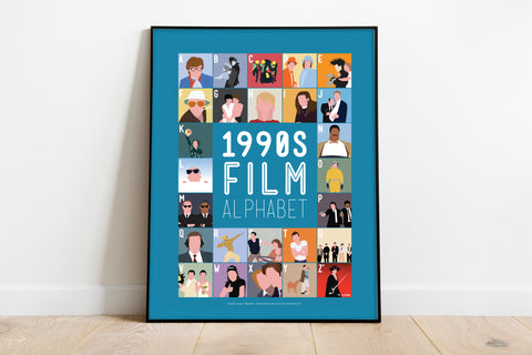 1990's Film Alphabet - 11X14inch Premium Art Print