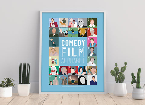 Comedy Film Alphabet - 11X14inch Premium Art Print