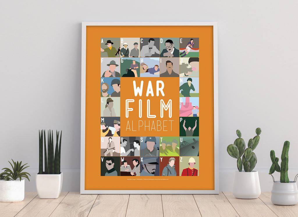 War Film Alphabet - 11X14inch Premium Art Print