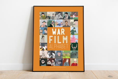War Film Alphabet - 11X14inch Premium Art Print