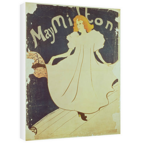 09:May Milton, France, 1895 by Henri de Toulouse-Lautrec 20cm x 20cm Mini Mounted Print