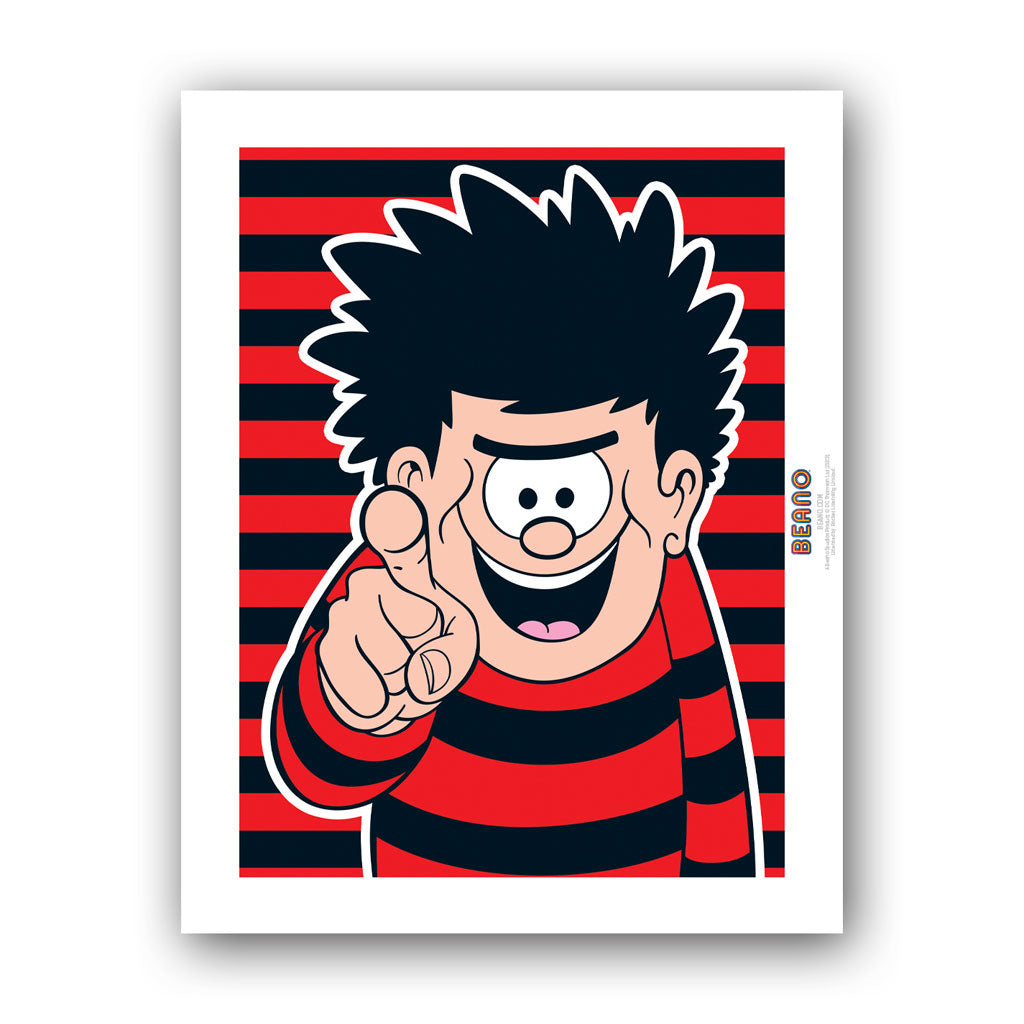 "Hey You!" Dennis the Menace Art Print