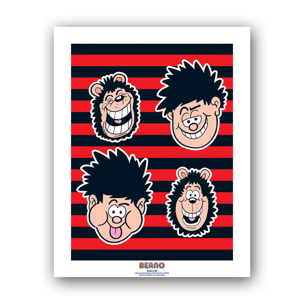 Dennis & Gnasher Art Print