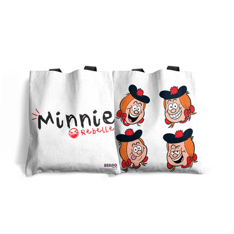 The Many Faces of Minnie Edge-to-Edge Tote Bag