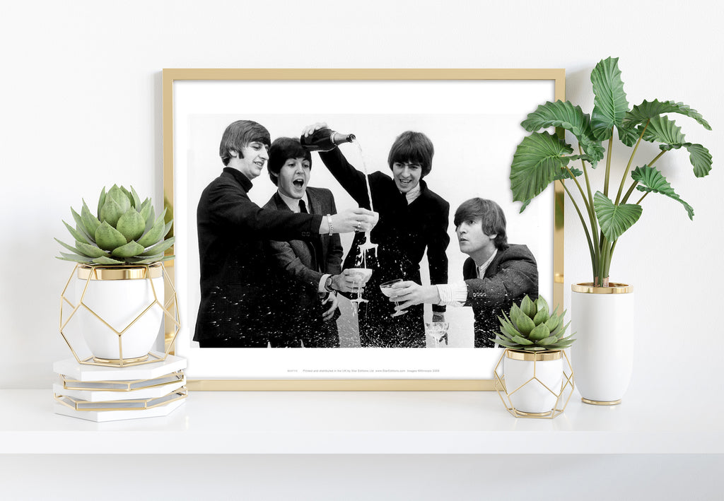 The Beatles - Champagne - 11X14inch Premium Art Print