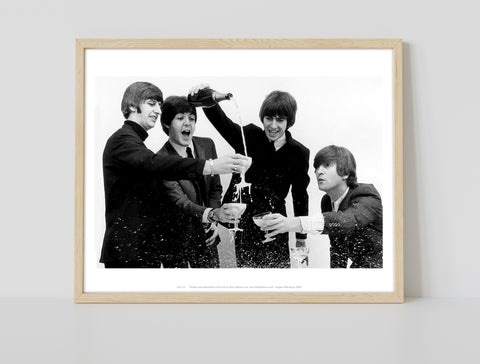 The Beatles - Champagne - 11X14inch Premium Art Print