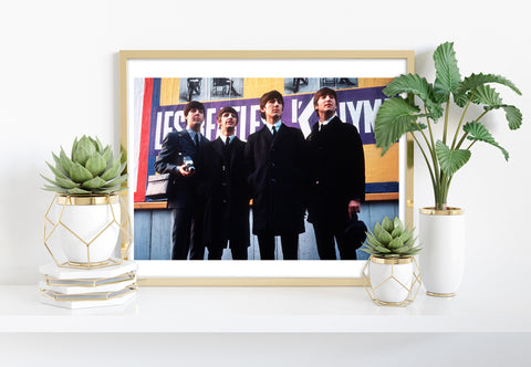 The Beatles - Les Beatles Cropped - 11X14inch Premium Art Print