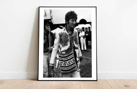 The Beatles - John Lennon Flower Jacket - Premium Art Print