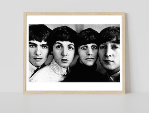 The Beatles - Close Portrait - 11X14inch Premium Art Print